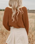 Gabriella Knit Neckline Short Cardigan