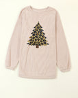 Milazia Tree Graphic Corded Sweatshirt