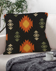 Black Aztec Pillow Case Made in America