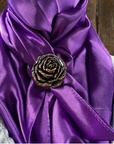 35X35" Solid Purple Wild Rag / Scarf WRS1 - Western Concho Wild Rag Slides - Assorted