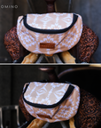 Compact Clip On Saddle Bag With Zipper Closure