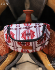 Compact Clip On Saddle Bag With Zipper Closure