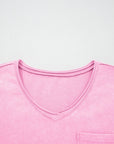 Solid Mineral Wash Short Sleeve T-Shirt