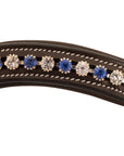 ExionPro Elegant Blue & Clear Crystal Browband