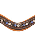 ExionPro Elegant, Attractive Blue, Black & Alternative Clear Crystal Browband