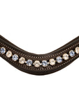 ExionPro Small Elegant Designer Blue, White Crystal Browband