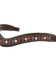 ExionPro Designer Red, Blue & White linked Crystal Browband