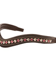 ExionPro Designer White & Pink linked Crystal Browband