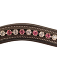 ExionPro Designer White & Pink linked Crystal Browband