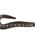 ExionPro Designer Black & Turquoise Blue Crystal Browband