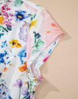 Floral Cap Sleeve Boydycon Mini Dress