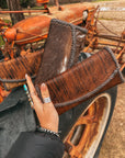 The Hazy Elva Wallet (Brown Leather ) a Haute Southern Hyde by Beth Marie Exclusive