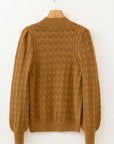Aria Edge Balloon Sleeve Sweater