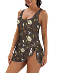 Baha Ranch Get Western Skirted Swimsuit