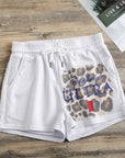 Leopard Ultra Print Women's Casual Shorts