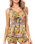 Baha Ranch Vintage Rodeo Poster Tankini Boy Shorts