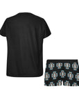 Southwestern Cross Women's Western Top and Short Pajama Set