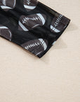 Maci Rugby Mesh Sheer Long Sleeve Top