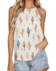 Baha Ranch Cactus Western Tank Top