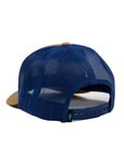 Take It Easy Snapback Hat - Blue / Caramel