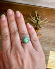 Sonoran Gold Turquoise Ring – Size 7 – Sterling Silver