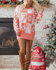 Zaralana Shoulder Tunic Loose Sweater