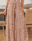 Analia Leg Dalmatian Palazzo Pants
