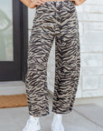Hunter Printed Wide Leg Jeans