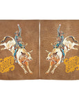 Rodeo Bullrider Window Curtains 28"x40" (2-Piece) Made in America