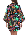 Vegas Neon Women's Lounge Kimono Robe