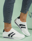 Isabella Lace Up Flat Shoes