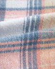 Plaid Corduroy Patchwork Pocketed Shacket