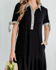 Mckenzie Sleeve Shift Mini Dress