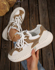 Abigail Lace Up Breathable Sneakers
