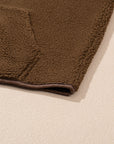 Abigail Coffee toggle Teddy Coat