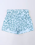 Leopard High Waist Athletic Shorts