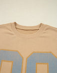 Macy Drawstring Hemline Oversize Long Sleeve Top