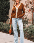 Gabriella Knit Neckline Short Cardigan