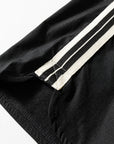 Varsity Stripe Elastic Waist Athleisure Shorts