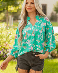 Bella Lantern Sleeve Front Shirt