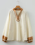 Maren Long Sleeve Blouse Long Sleeve Top