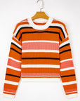 Mirissa Shoulder Cropped Pullover Sweater