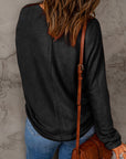 Aurora Patchwork Long Sleeve Top