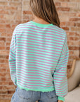 River Ribbed Trim Oversize Sweatshirt