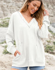 Mara Shoulder Exposed Seam Hoodie