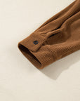 Galilea Corduroy Full Collared PLUS Shirt