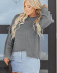 Tessa Patchwork Drop Shoulder Sweater