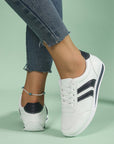 Isabella Lace Up Flat Shoes