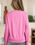 Rosalie Graphic Rib Textured Top