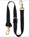 1X40 Weaver Horse Tack Deluxe Nylon Tie Down Strap W/ Brass Snap Black
